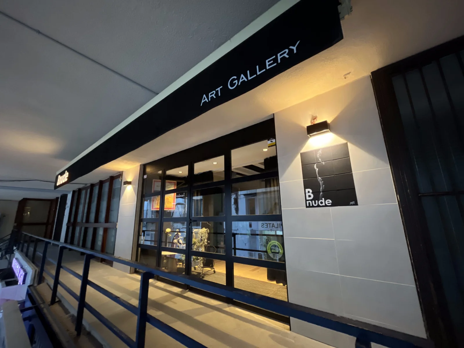 Bnude Art Gallery Contact Banner